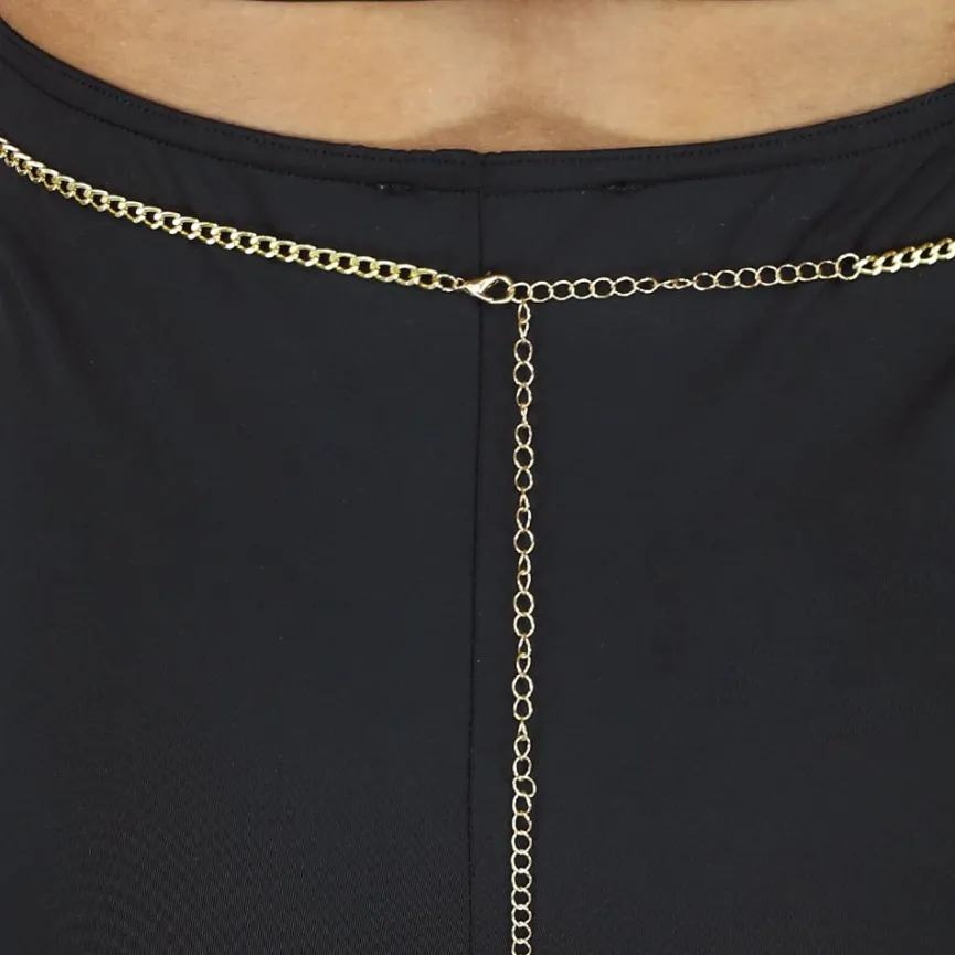 Gouden Diamond Sexy Bodychain