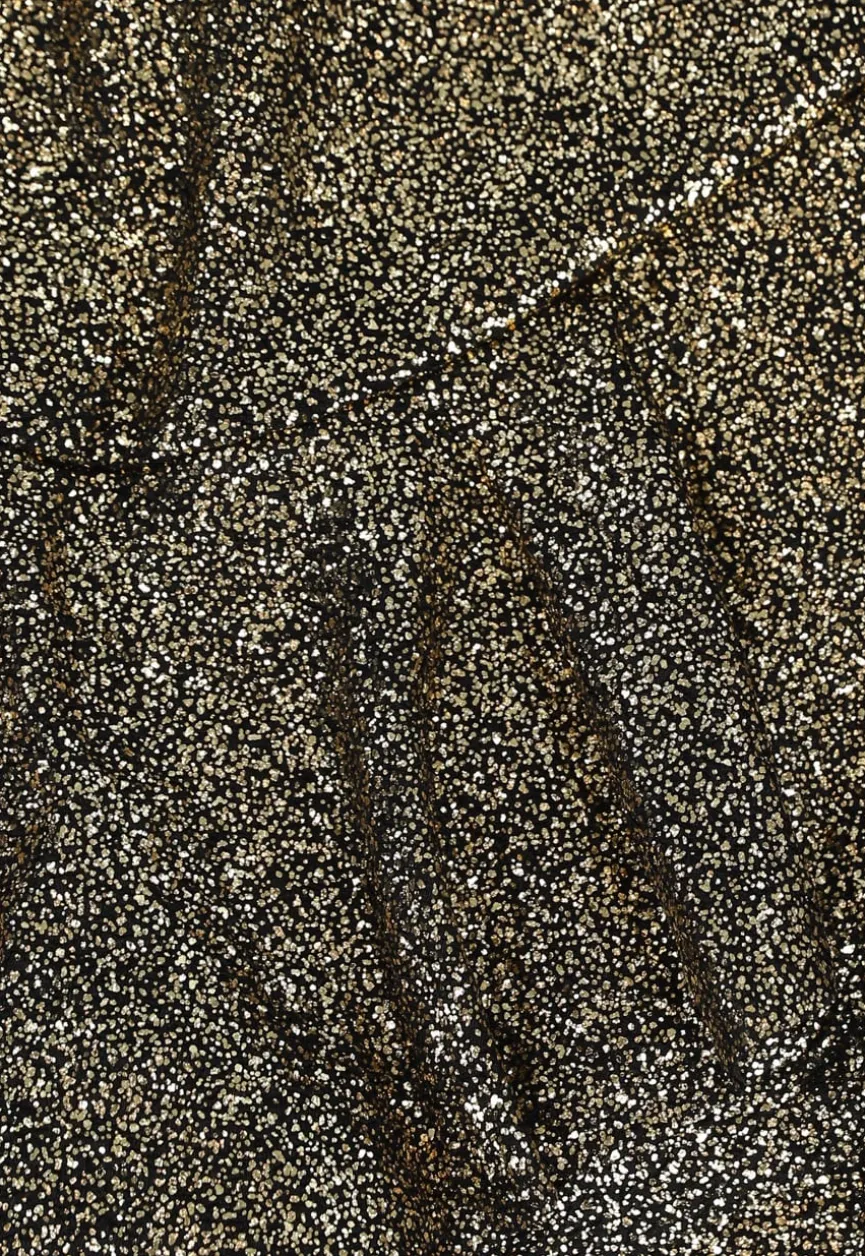 Gouden Glitter Skort met Ruffles