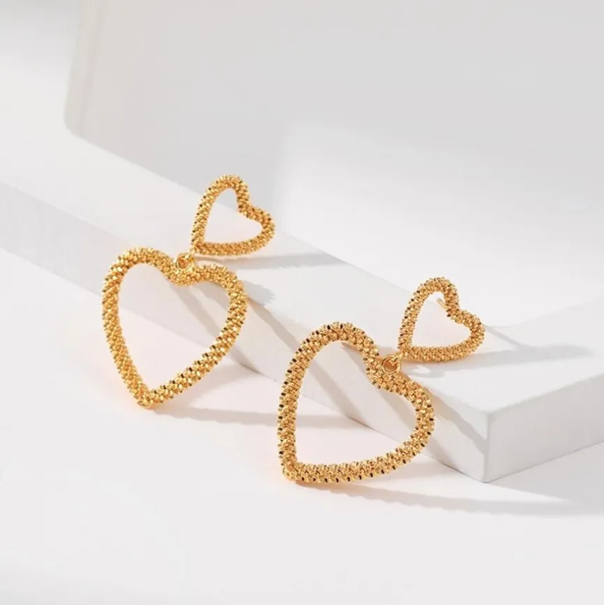 Gouden Hartjes Oorhangers