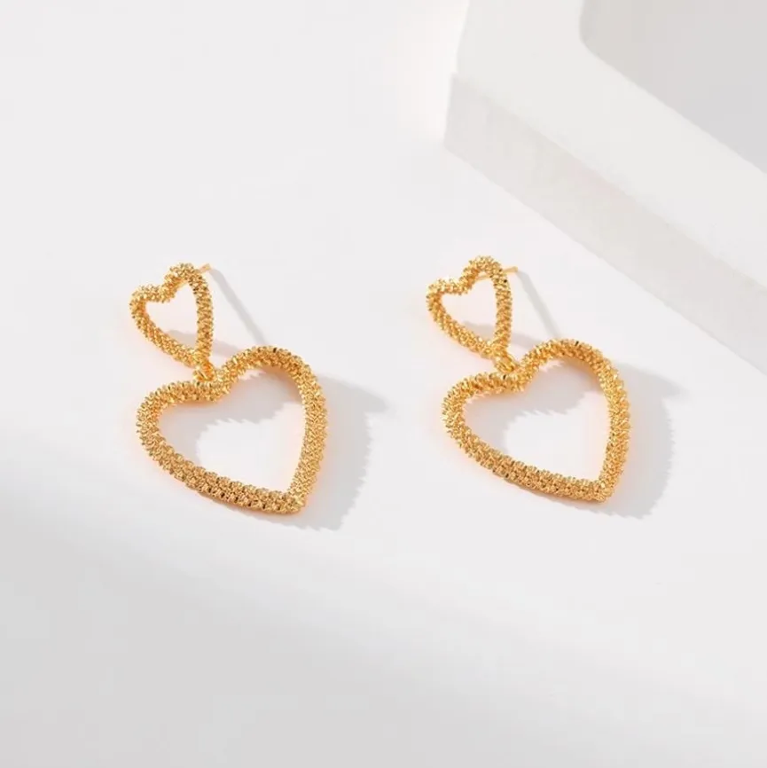 Gouden Hartjes Oorhangers