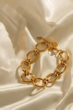 Gouden Statement Chain Armband