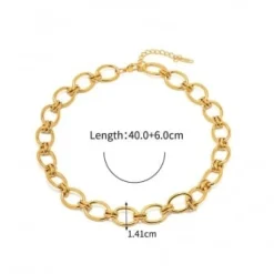 Gouden Statement Chain Ketting