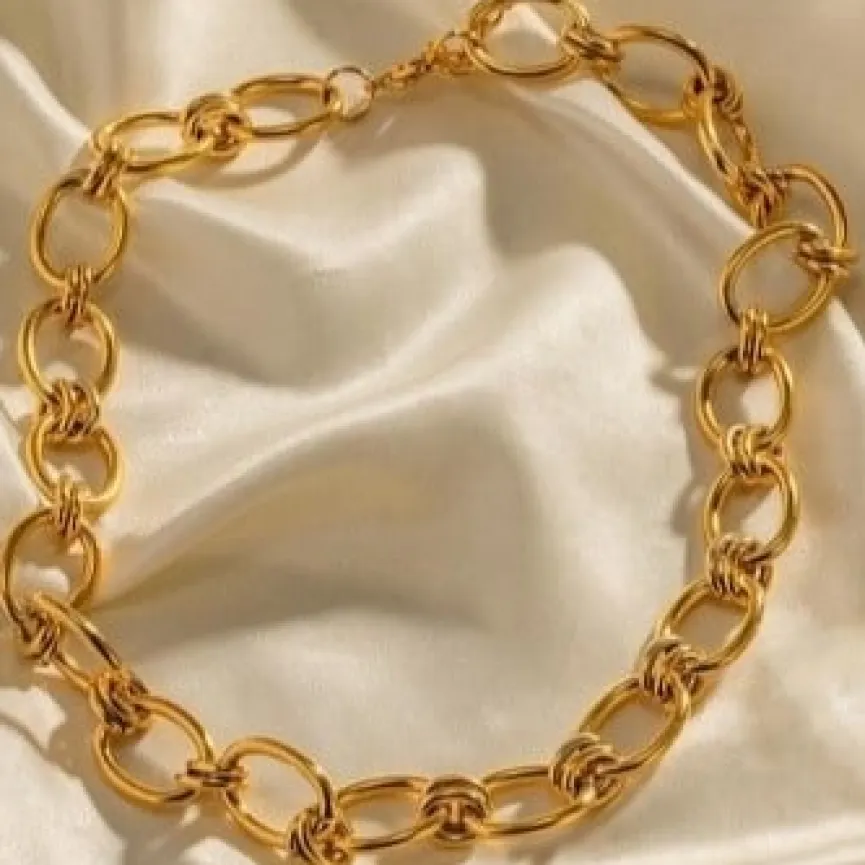 Gouden Statement Chain Ketting