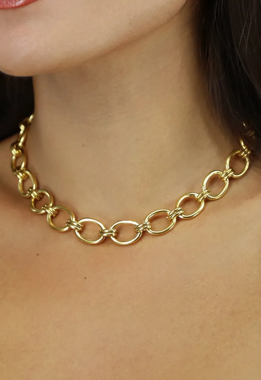 Gouden Statement Chain Ketting