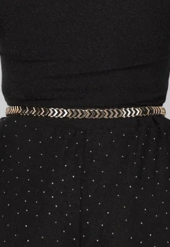 Gouden Zigzag Stretch Ceintuur