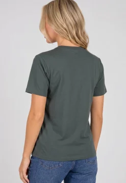 Grijs Basic T-Shirt met Lichte Stretch