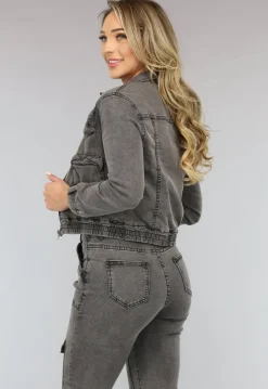 Grijze Cargo Two Piece met Jasje