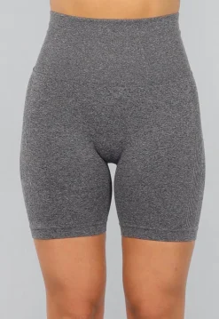Grijze Fitness Short met Scrunch