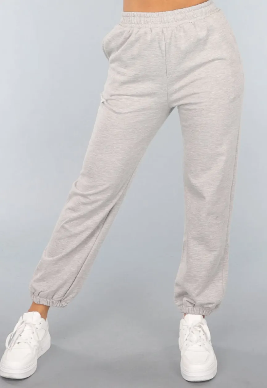 Grijze Jogger met Cutout