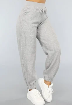 Grijze Jogger met Grote Elastische Band