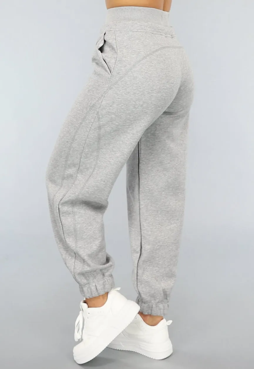 Grijze Jogger met Grote Elastische Band