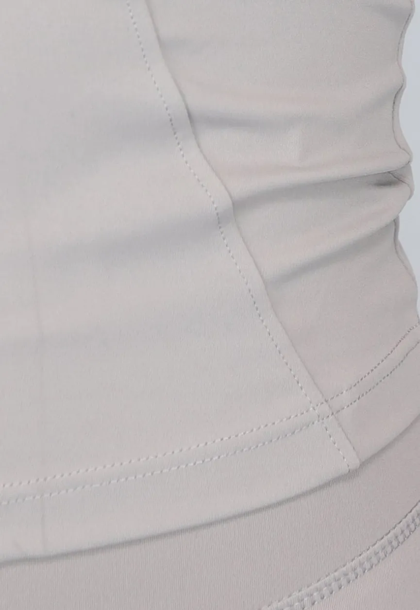 Grijze Longsleeve Fitness Set met Duimgaten