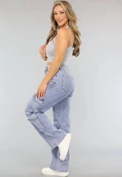 Grijze Rib Top met Borst Uitsnede in Kort Model