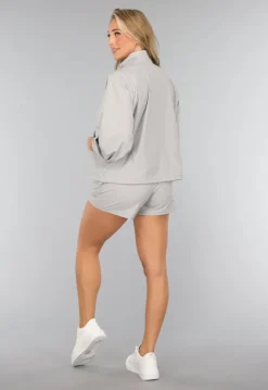 Grijze Sportieve Winddichte Two Piece
