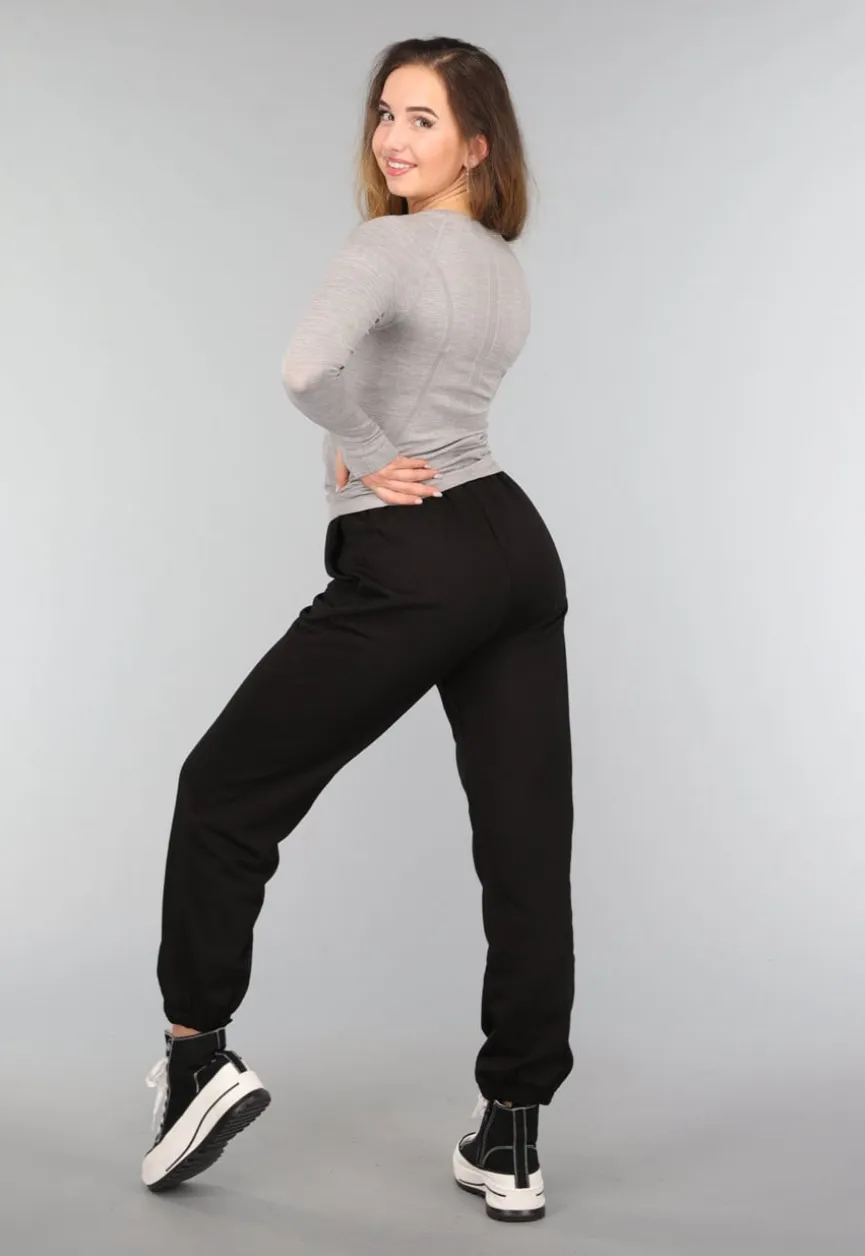 Grijze Stretchy Longsleeve Sporttop