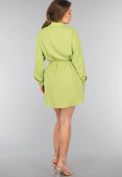 Groene Blouse met Tailleband en Short