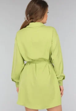 Groene Blouse met Tailleband en Short