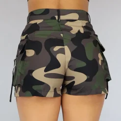 Groene Camo Cargo Short