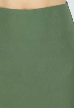 Groene Korte Skort met Stretch en Binnenbroekje