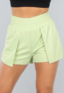 Groene Loose Fit Sportshort