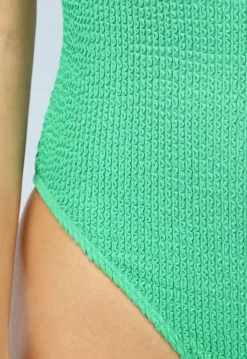 Groen Maximizer Badpak met Wavy Patroon