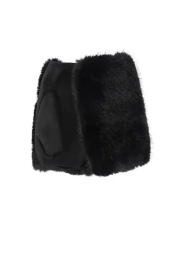 Halve Faux Fur Handschoenen