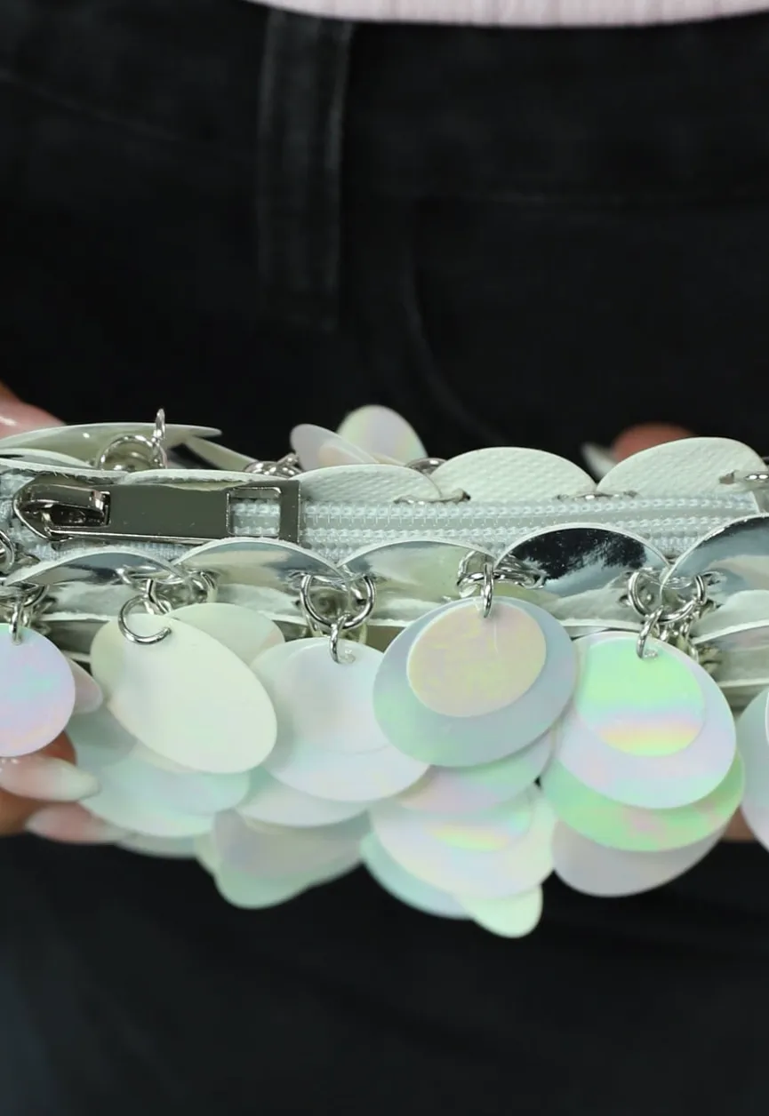 Holografisch Crossbody Tasje met Pailletten
