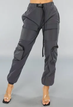 Holografisch Reflecterende Cargo Parachute Broek