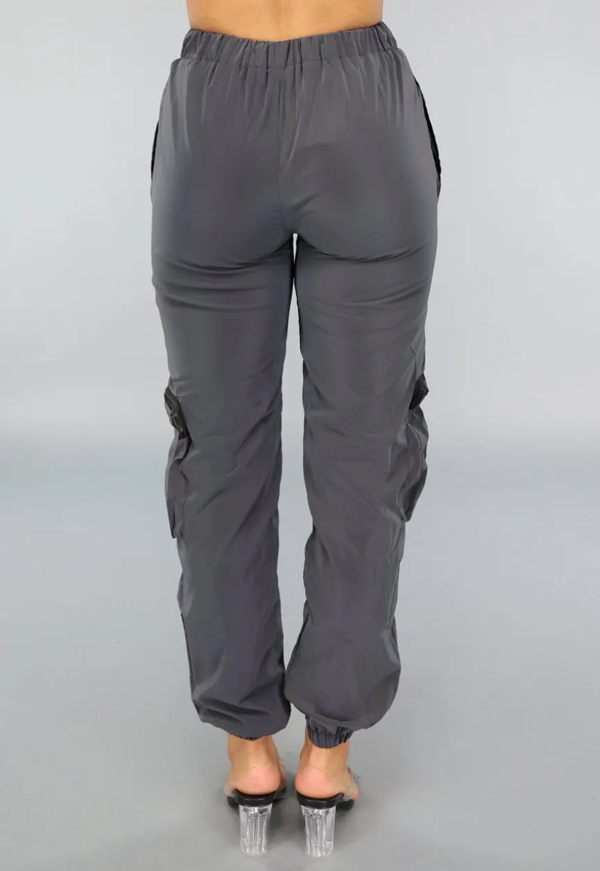 Holografisch Reflecterende Cargo Parachute Broek