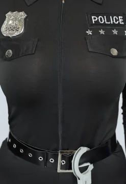 Hot Cop Politie Kostuum Zwart