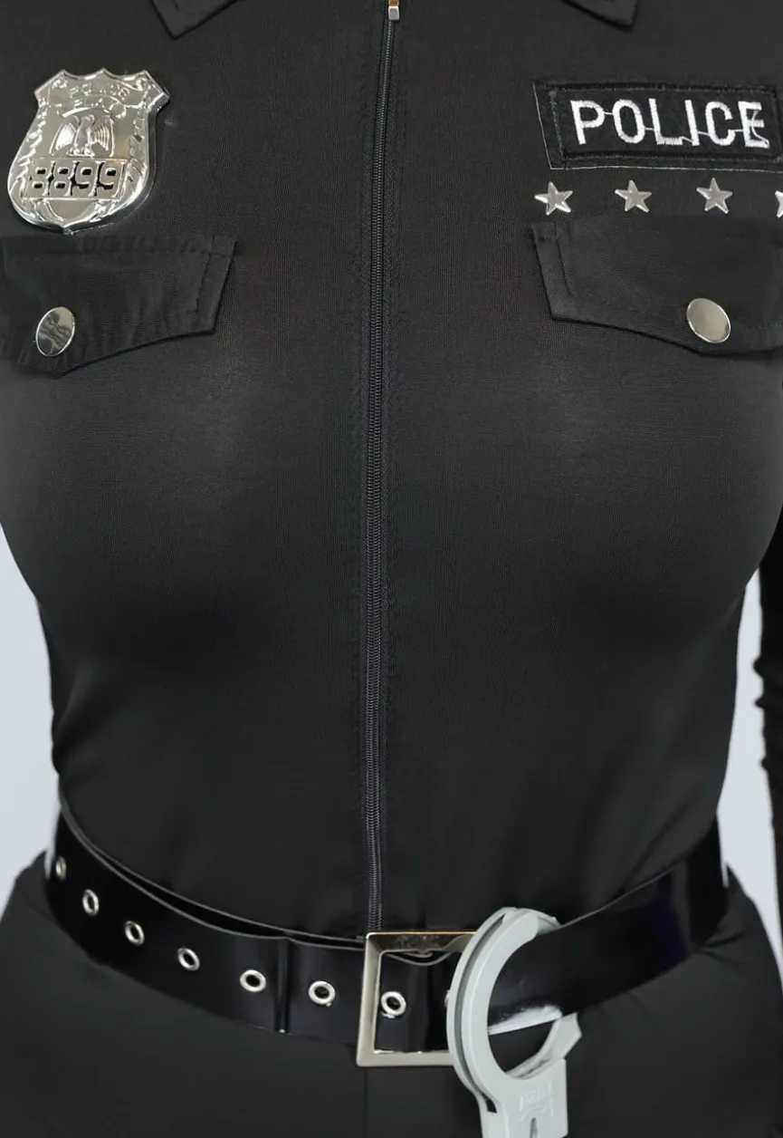Hot Cop Politie Kostuum Zwart