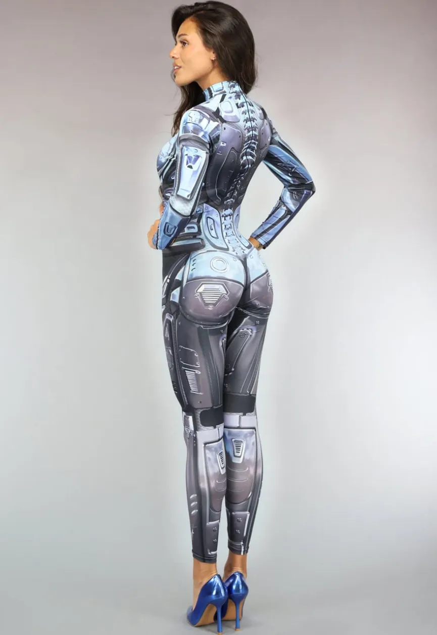 Jumpsuit met Robot Print