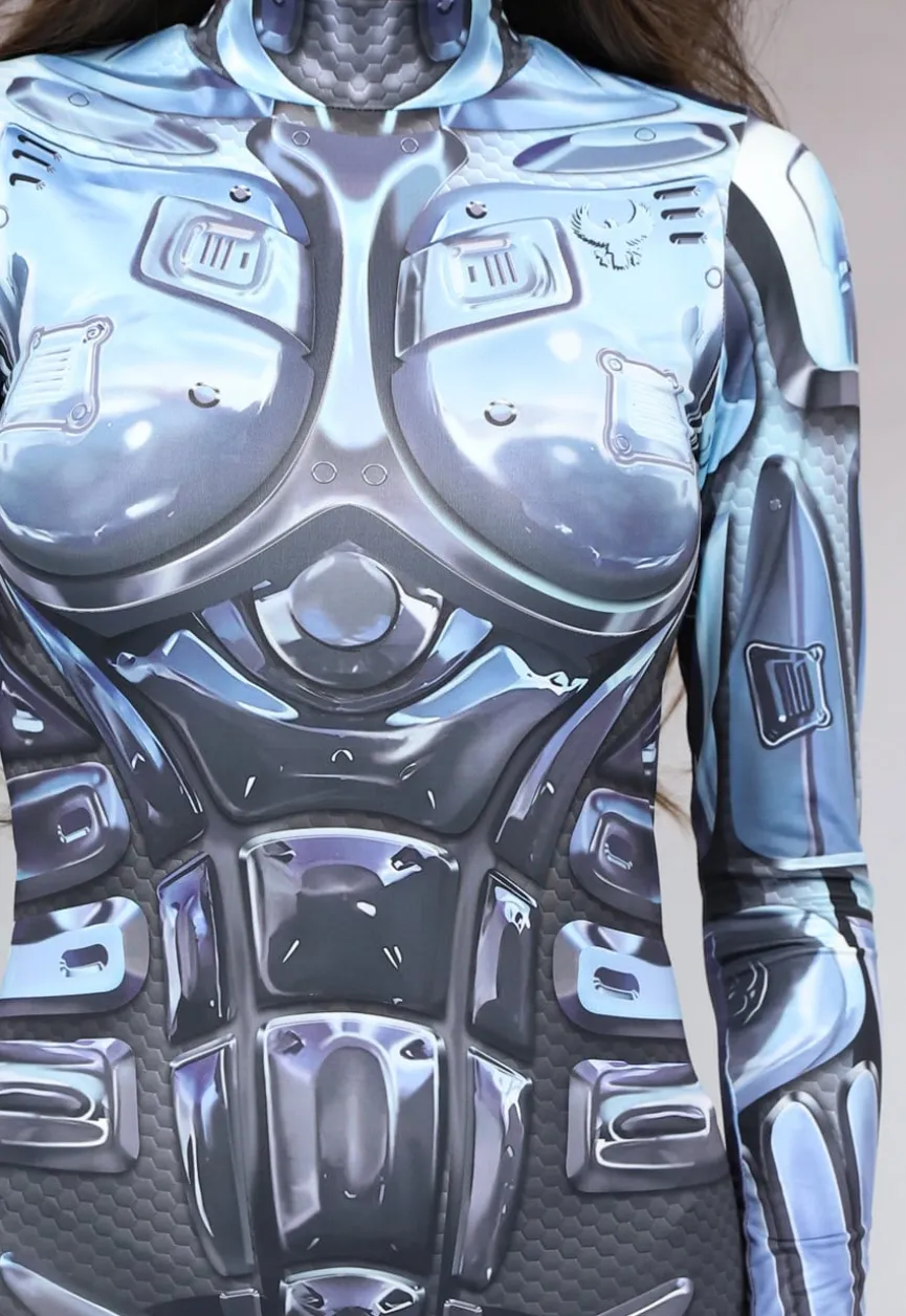 Jumpsuit met Robot Print