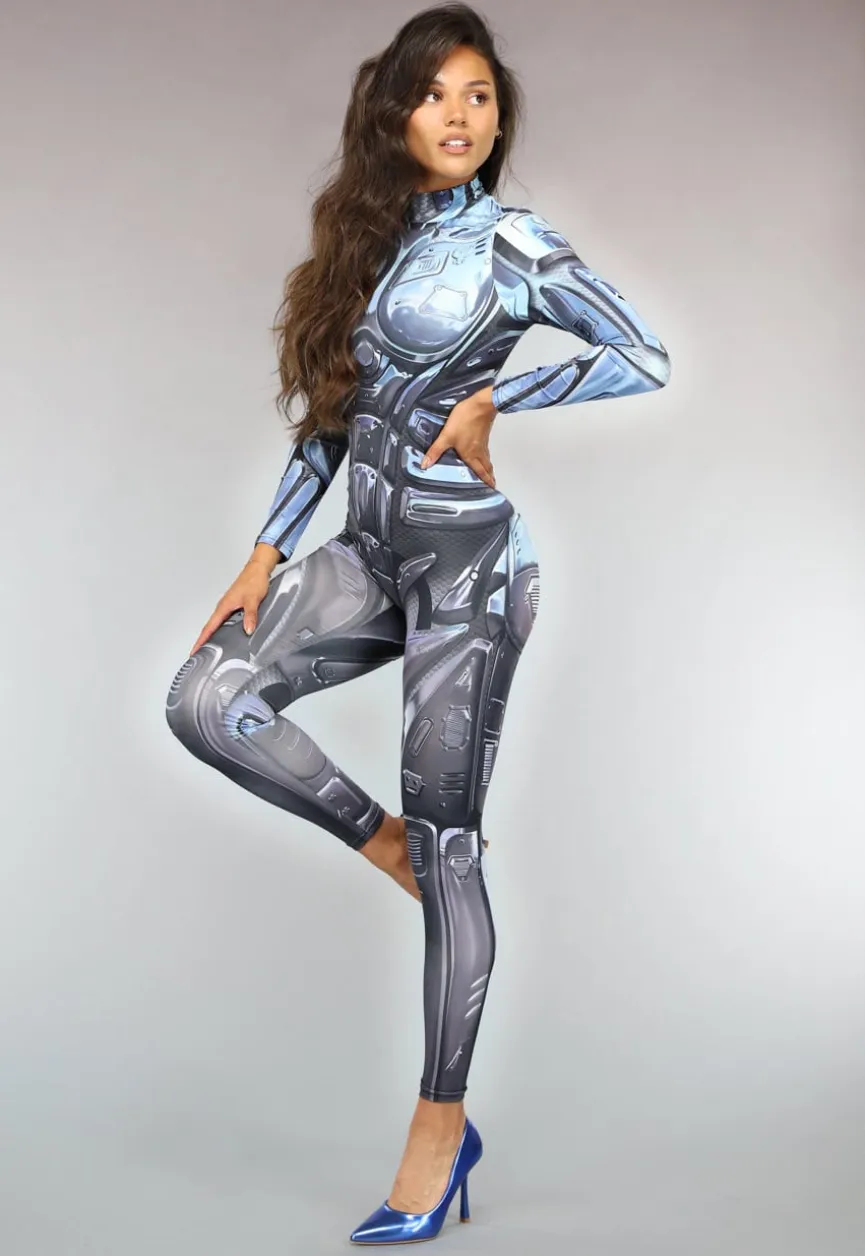 Jumpsuit met Robot Print