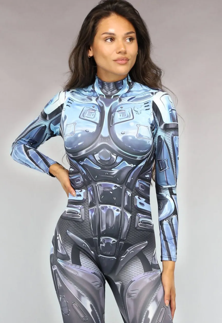 Jumpsuit met Robot Print