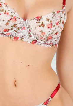Kanten Lingerie Set met Bloemenprint