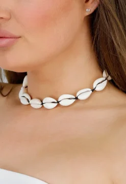 Kauri Schelpen Ketting met Karabijnsluiting
