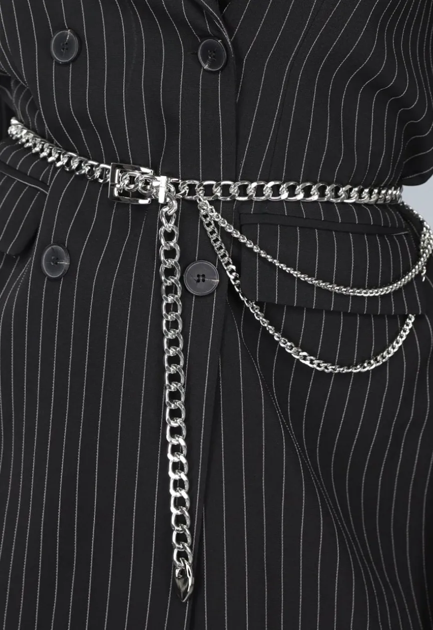 Ketting Riem in Zilver