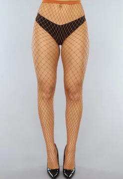 Khaki Net Panty met Groot Patroon