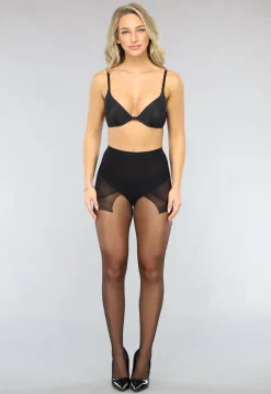 Klassieke 10 Denier Panty met Corrigerende Taille