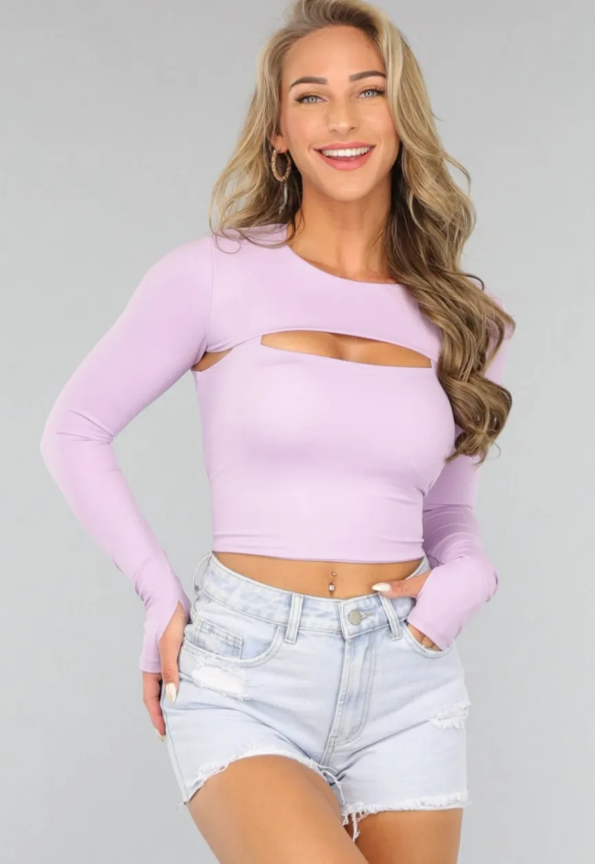 Kort Lila Bolero met Duimgaten