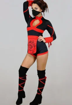 Kort Ninja Kostuum