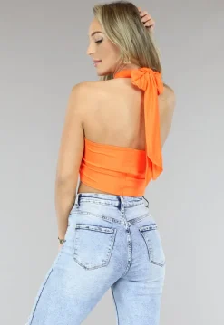 Kruisbare Oranje Top