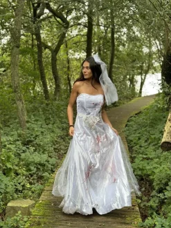 Lang Bridezilla Kostuum