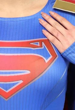 Lang Superwoman Kostuum met Cape