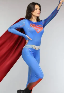 Lang Superwoman Kostuum met Cape