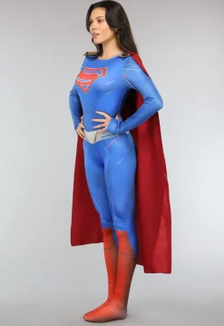 Lang Superwoman Kostuum met Cape