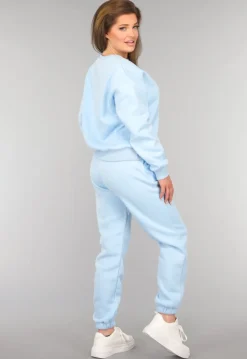 Lichtblauw Fleece Huispak