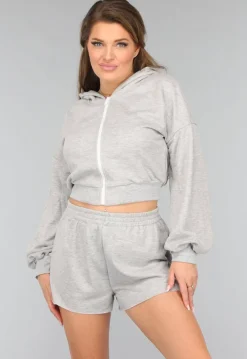 Lichtgrijze Two Piece met Vest