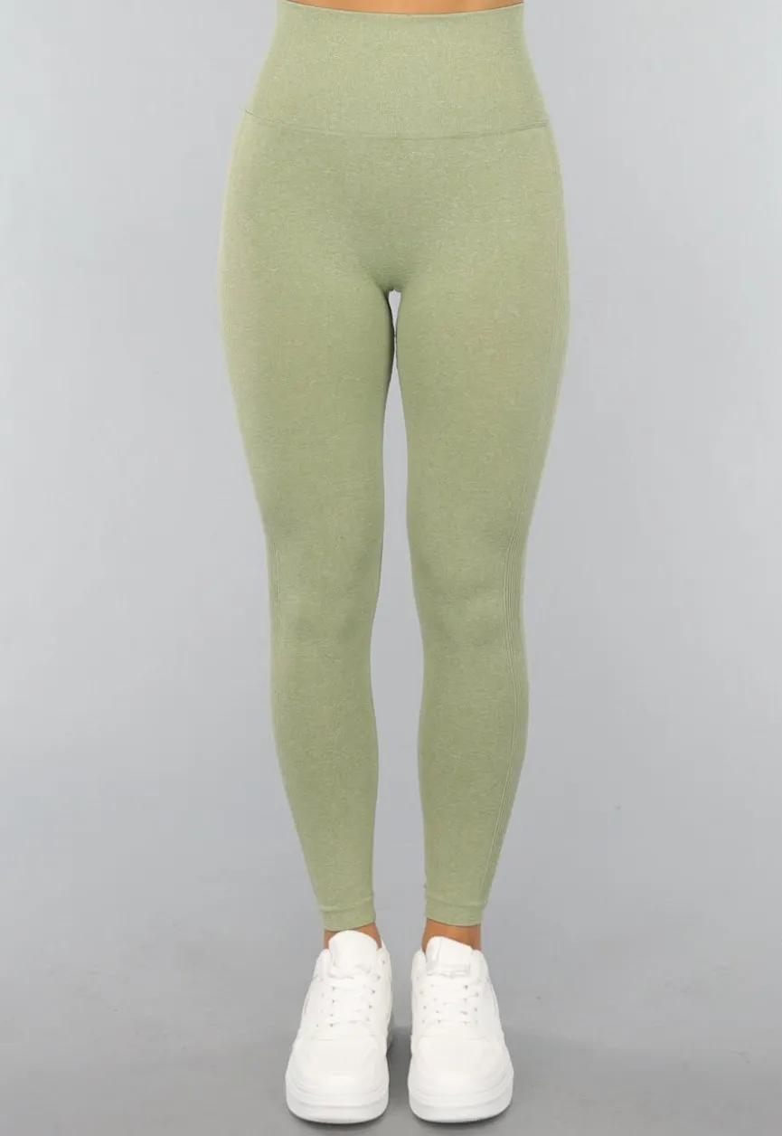 Lichtgroene Fitnesslegging met Liftend Effect